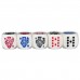 Set zaruri Poker, marime 16 mm, 5 bucati pe set